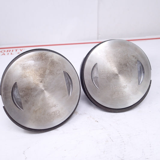 HARLEY DAVIDSON OEM ENGINE MOTOR BLOCK PISTON 21989-07 Set USED