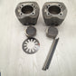 USED GENUINE HARLEY DAVIDSON PAIR OF CYLINDERS 16593-99 USED + Pistons