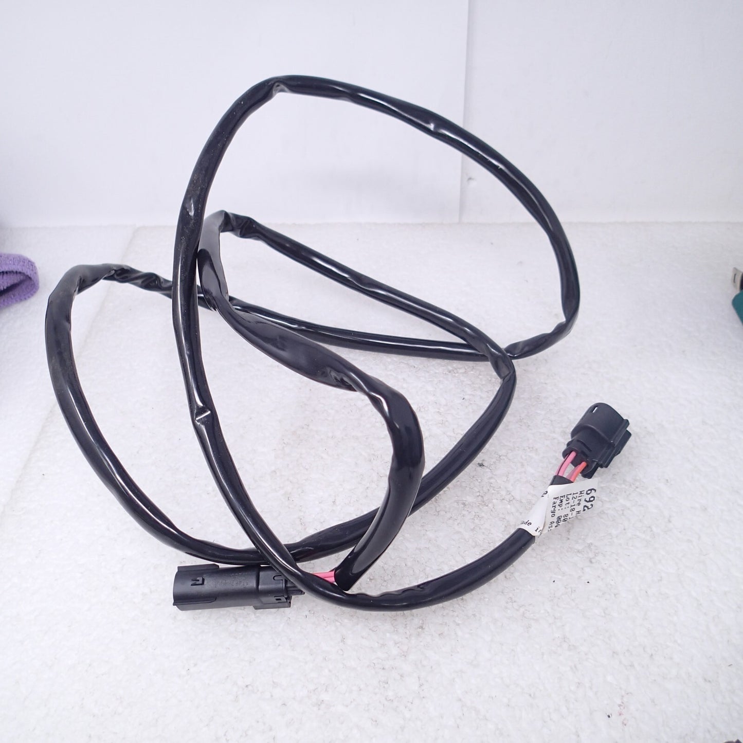 76inch Wire Harley Boom Rear Speaker Harness Jumper 69200489