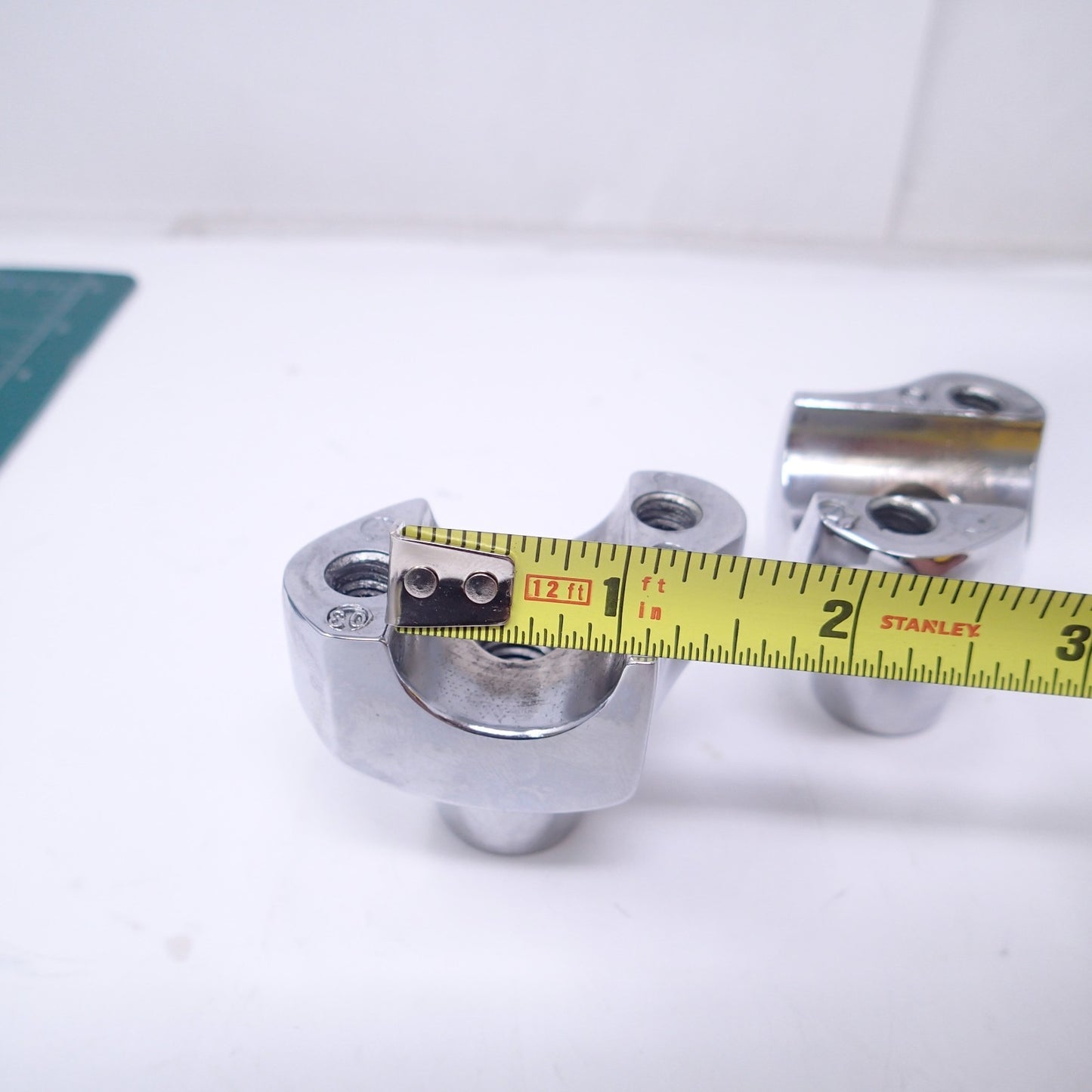 Straight Handlebar  for Harley Chrome Riser 1 3/4″ for 1" Bar