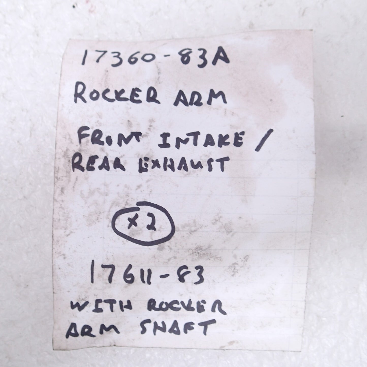 Harley Davidson Sportster 883 1200 Cylinder Head Valve Rocker Arm Pair 17375-83A