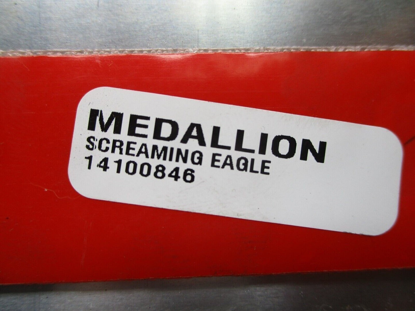 Harley Davidson Screaming Eagle Medallion 14100846 and Screaming Eagle Sticker