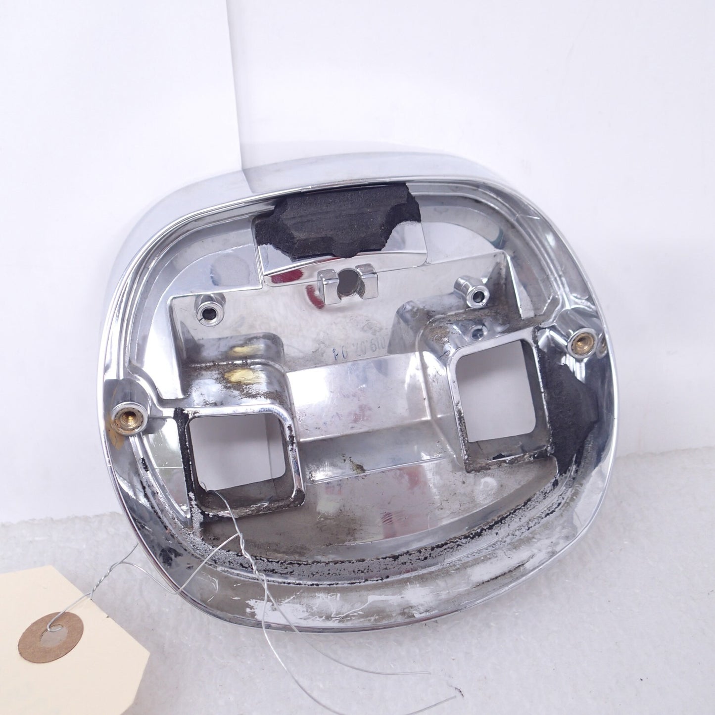 2012 Harley Dyna Switchback CHROME Rear Back Brake Tail Light Base 73381-12