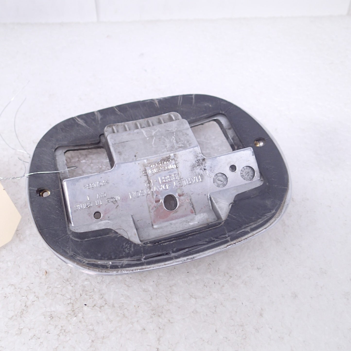 2012 Harley Dyna Switchback CHROME Rear Back Brake Tail Light Base 73381-12