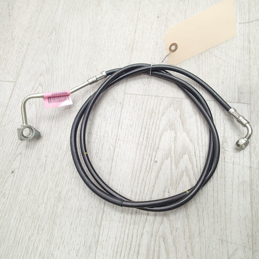 2015-2021 Harley Touring Black Stainless ABS Front Upper Brake Line OEM 41800314