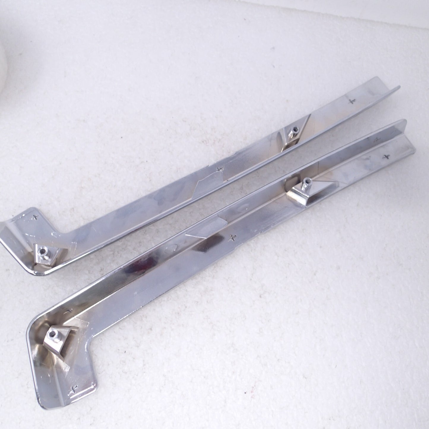 HARLEY 06-16 TOURING TOUR-PAK CHROME TRUNK BOX LOWER TRIM SET 53734-06 53735-06