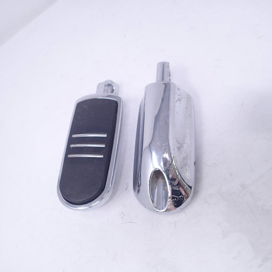 Harley OEM Touring Streamliner Chrome Passenger Highway Foot Pegs