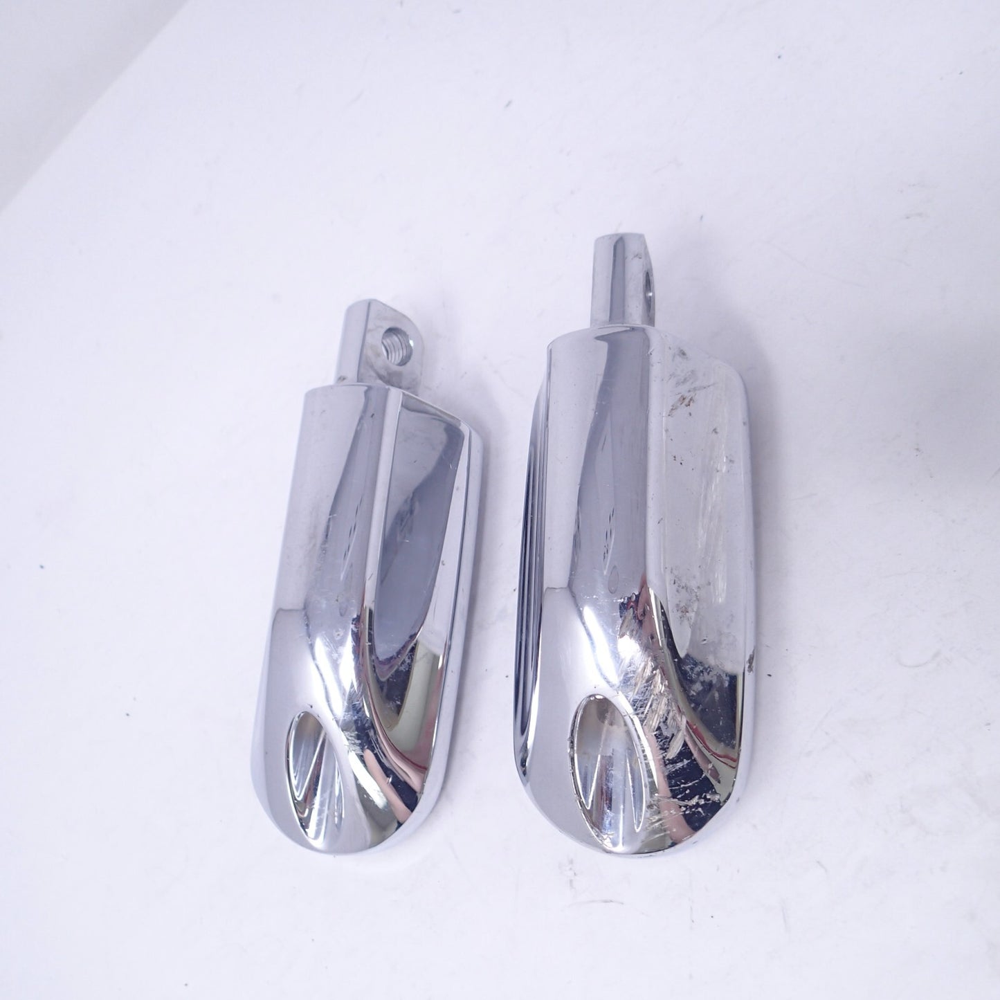 Harley OEM Touring Streamliner Chrome Passenger Highway Foot Pegs