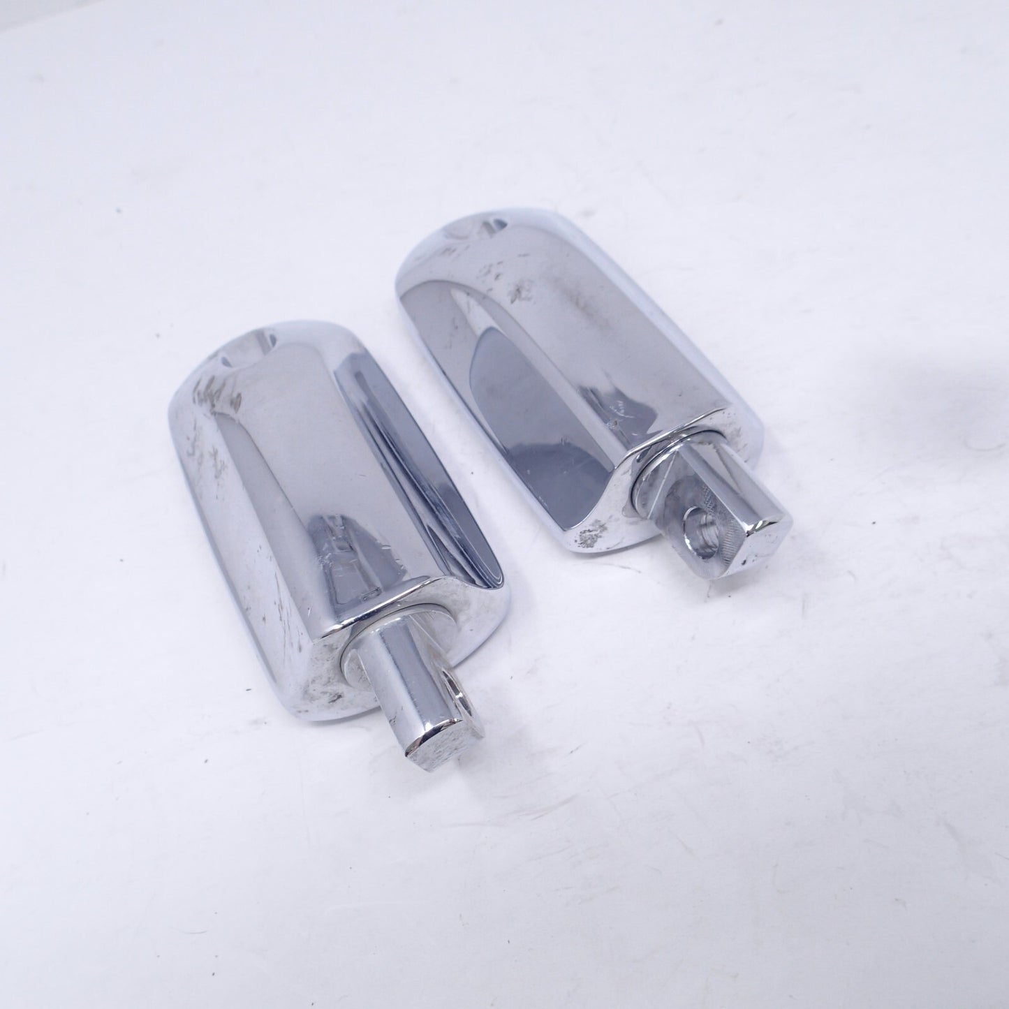 Harley OEM Touring Streamliner Chrome Passenger Highway Foot Pegs