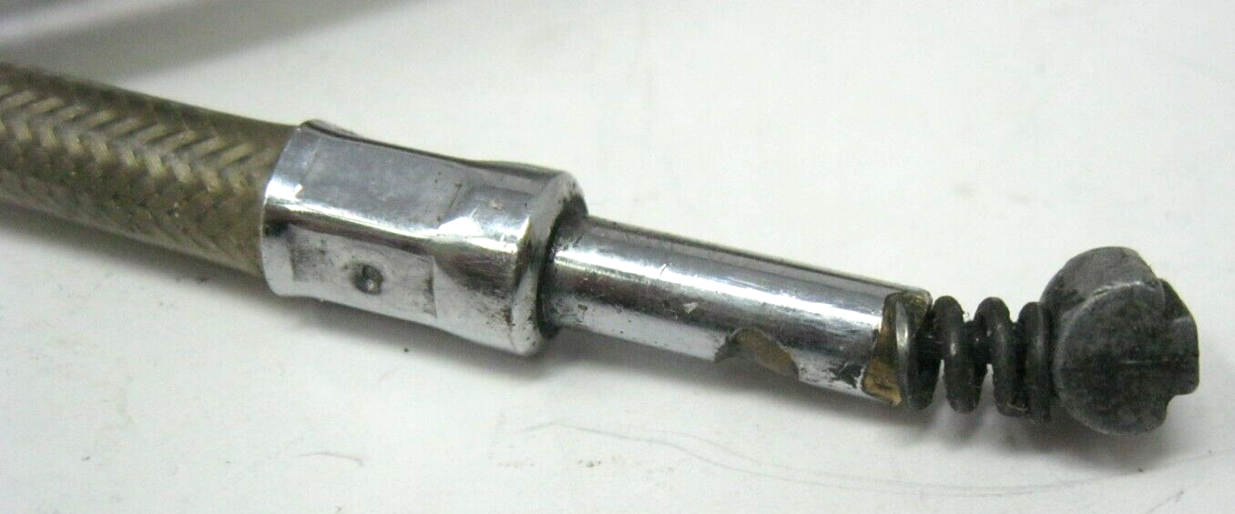 Appx. 56" TOTAL Length Idle Cable for Harley- 46" Casing up to 90 Degree Fitting