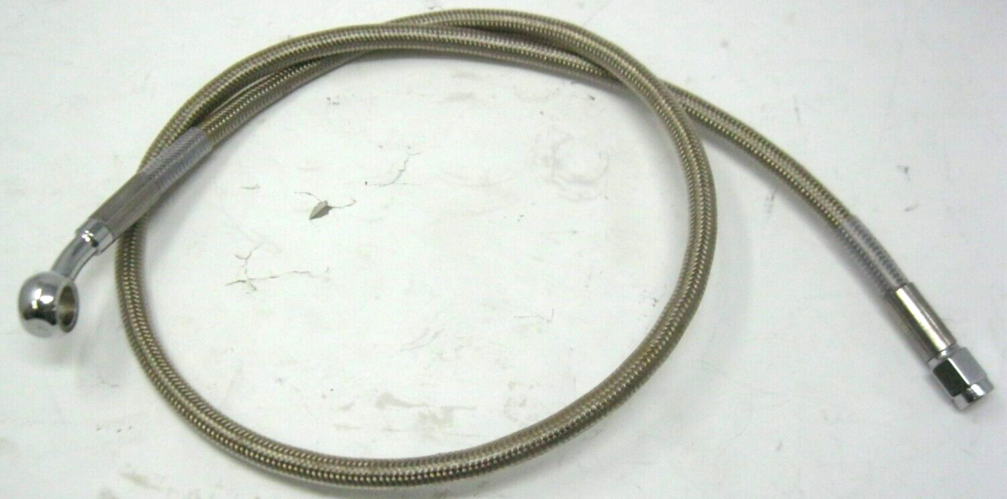 Unbranded Appx. 33" Braided Brake Line for Harley-Davidson (Unknown Fitment)