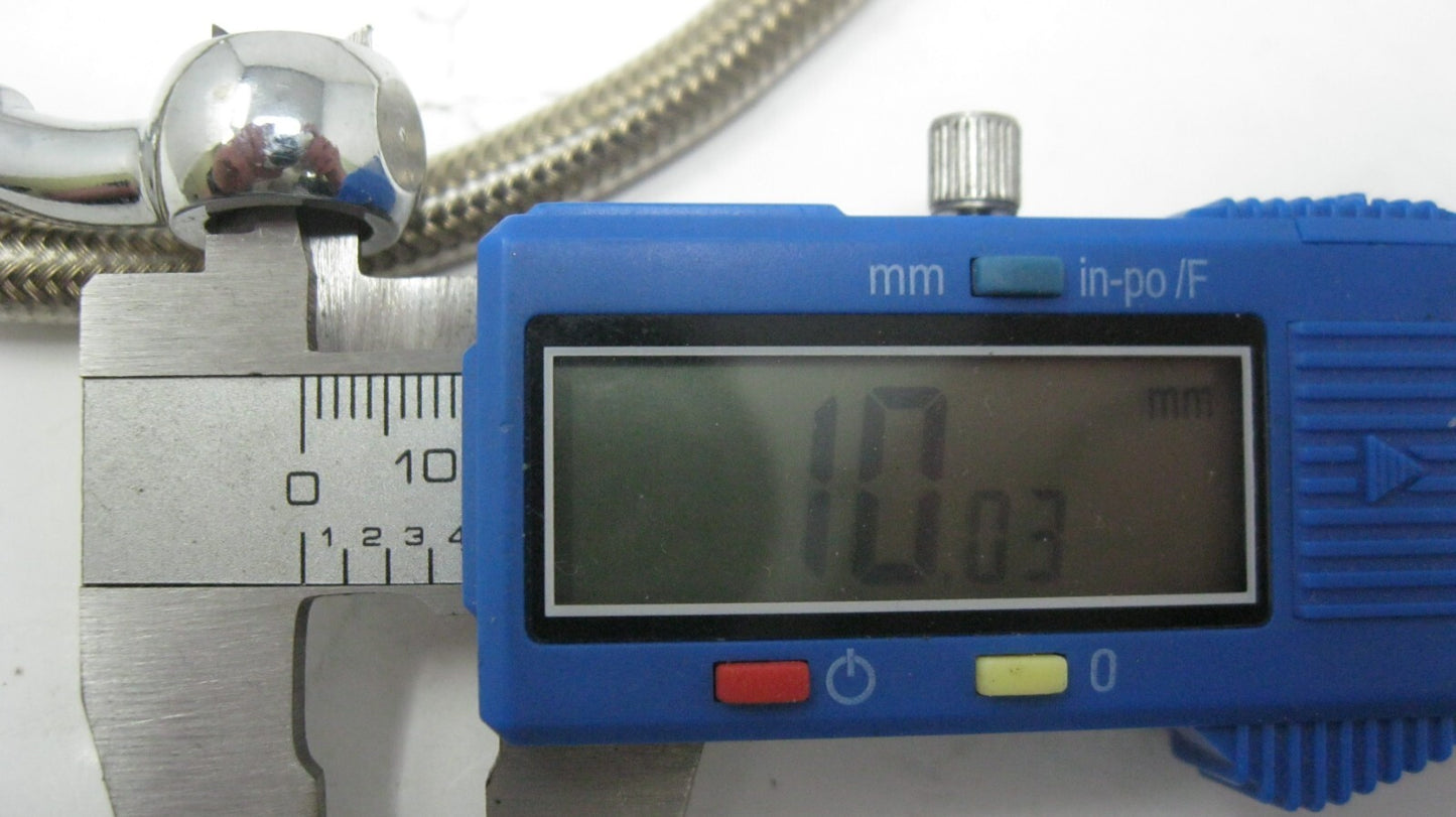 Unbranded Appx. 33" Braided Brake Line for Harley-Davidson (Unknown Fitment)