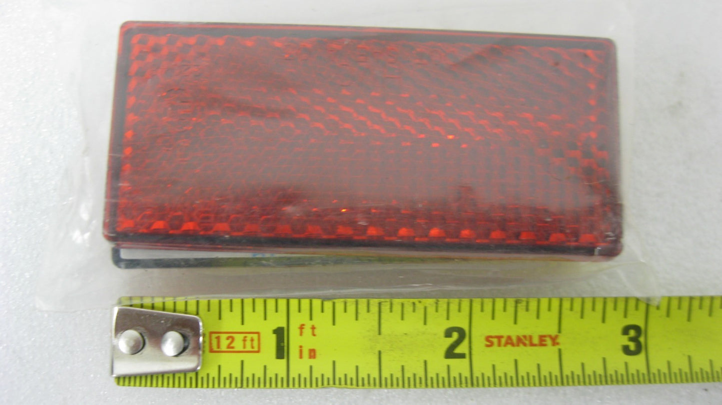 Harley-Davidson OEM 90-24 Red Reflectors - No OEM Pacaking (2 Pack) 59255-72