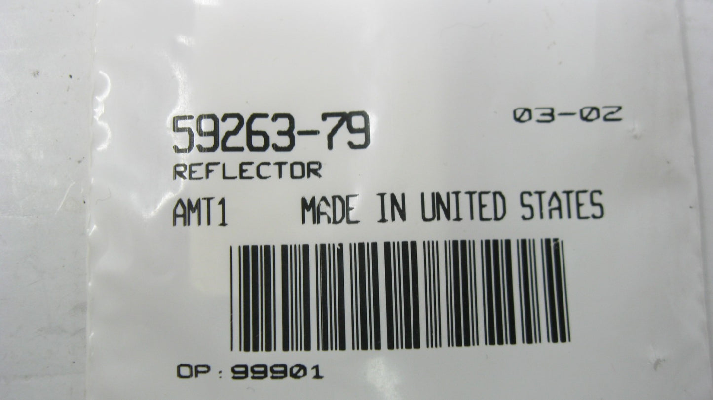 Harley-Davidson OEM 79-89 Sportster Rear Fender Support Red Reflector 59263-79