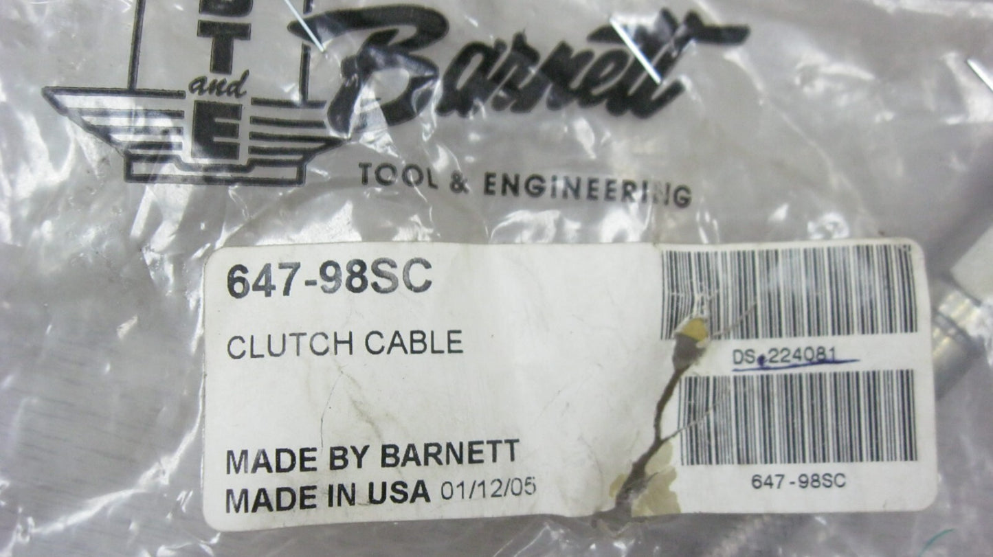 Barnett Steel Braided Clutch Cable (Appx. 56" Outer Casing / 60" Total) 647-98SC