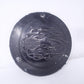 Black matte Timer Cover Flames Harley Davidson Twin Cam Derby Scratches