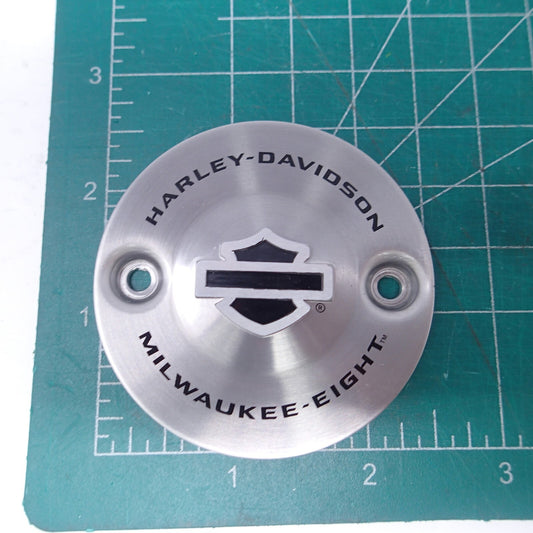 USED Genuine Harley-Davidson 17 M8 Bright Polished Aluminum Timer Cover 25600110