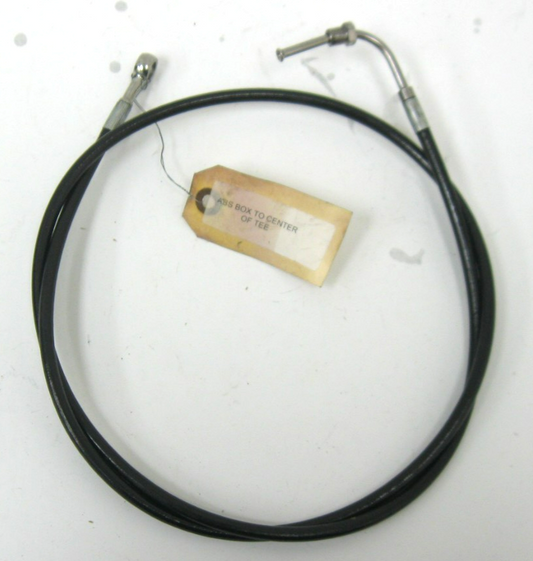 Appx. 51" (Excluding Fittings) Black Brake Line for Harley (Unknown Fitment)