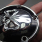 Harley EVO 1977-1999 CHROME SKULL CAM timing cover USED 3inch