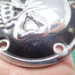 Harley EVO 1977-1999 CHROME SKULL CAM timing cover USED 3inch