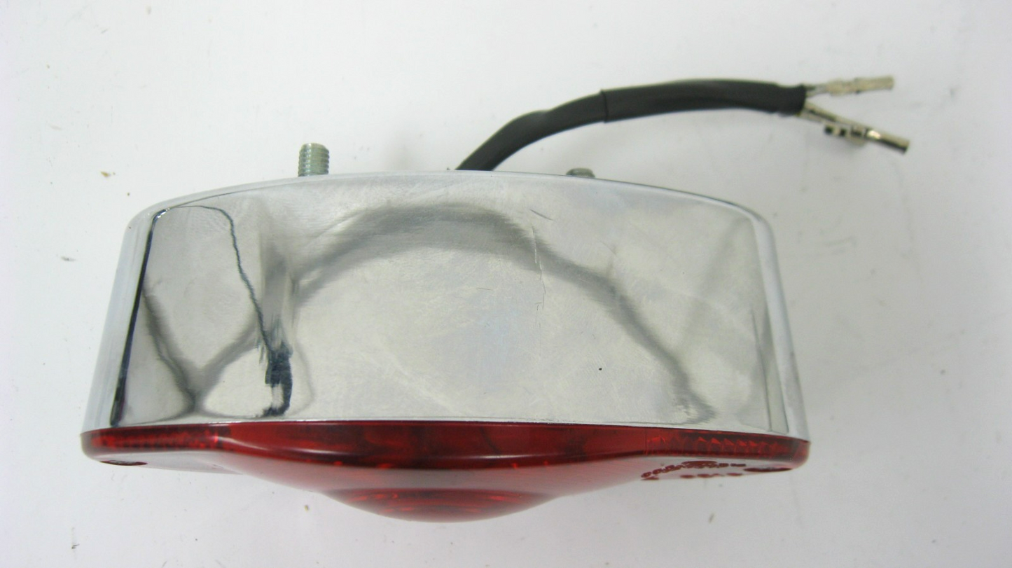 Unbranded Cat Eye Tail Light - No Plate Lens FOR PARTS ONLY for Custom Project