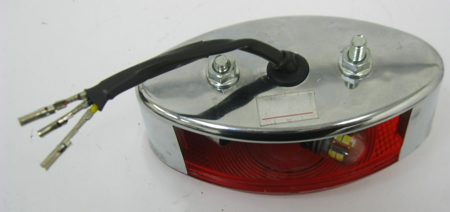 Unbranded Cat Eye Tail Light - No Plate Lens FOR PARTS ONLY for Custom Project