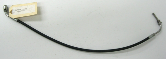 Appx. 19" (Bend to Bend) Black Brake Line for Harley (Unknown Fitment)