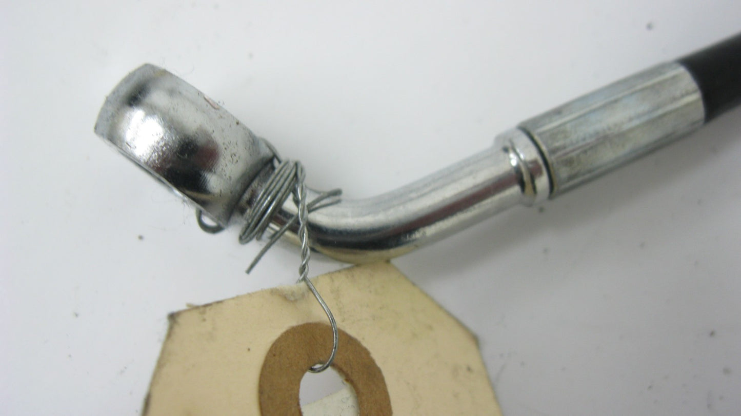 Appx. 19" (Bend to Bend) Black Brake Line for Harley (Unknown Fitment)