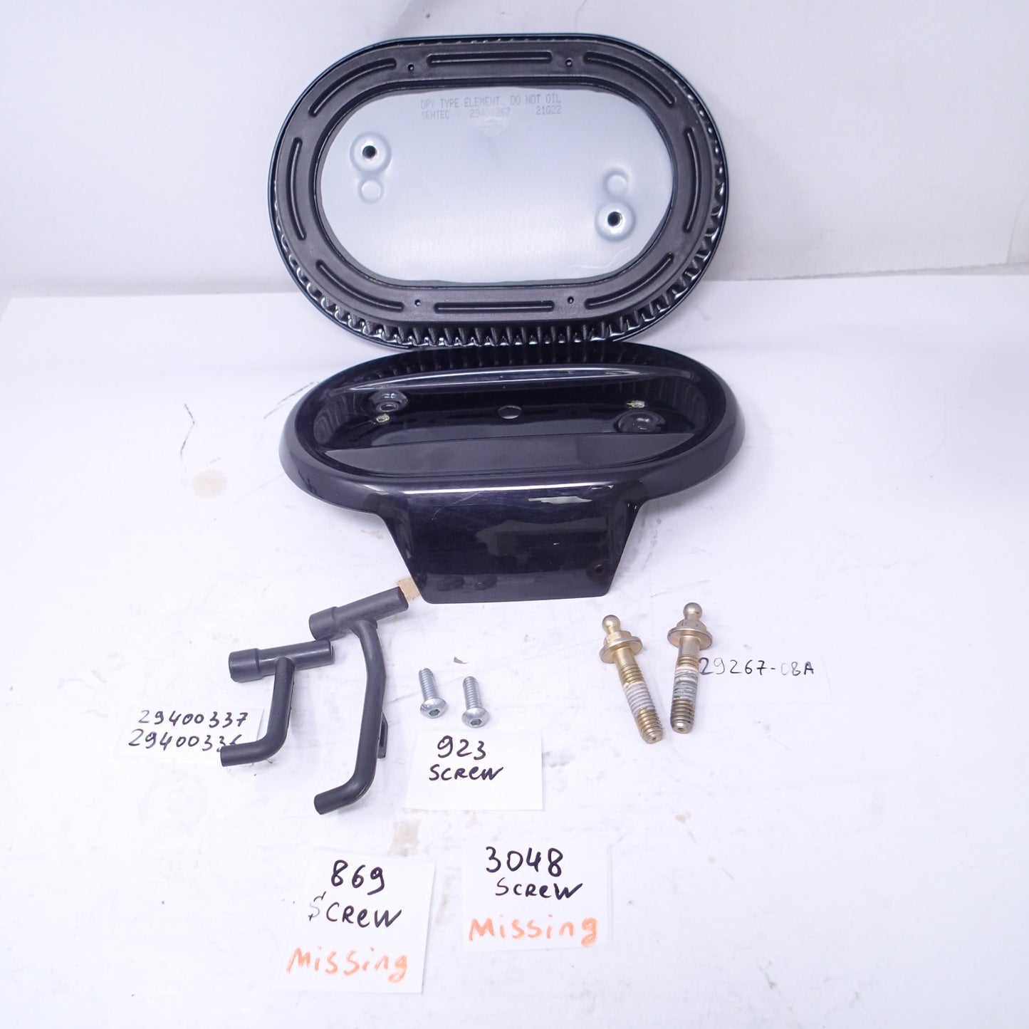 Harley 29000148 /61300751 Air Cleaner Back Base Plate 17-24 Touring Softail 613