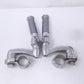 HARLEY DAVIDSON ADJUSTABLE MOUNTS CHROME  O-Ring Footpegs 49128-82/50832-07A