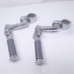 HARLEY DAVIDSON ADJUSTABLE MOUNTS CHROME  O-Ring Footpegs 49128-82/50832-07A