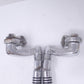 HARLEY DAVIDSON ADJUSTABLE MOUNTS CHROME  O-Ring Footpegs 49128-82/50832-07A