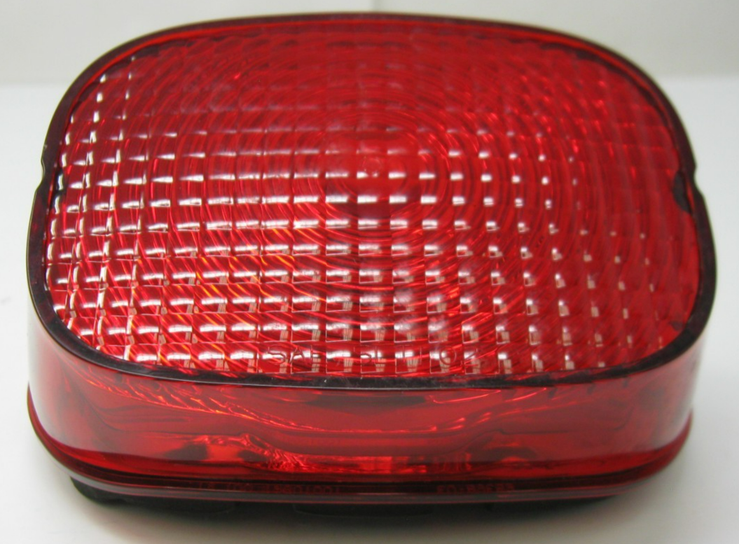 Harley-Davidson OEM Tail Light with Solid Red Lens (No Bulb or Socket) 68368-03