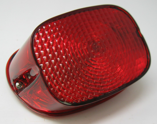 Harley-Davidson OEM Tail Light with Solid Red Lens (No Bulb or Socket) 68368-03