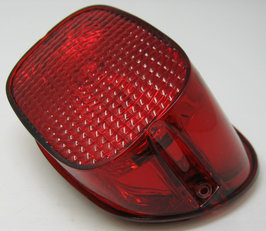 Harley-Davidson OEM Tail Light with Solid Red Lens (No Bulb or Socket) 68368-03