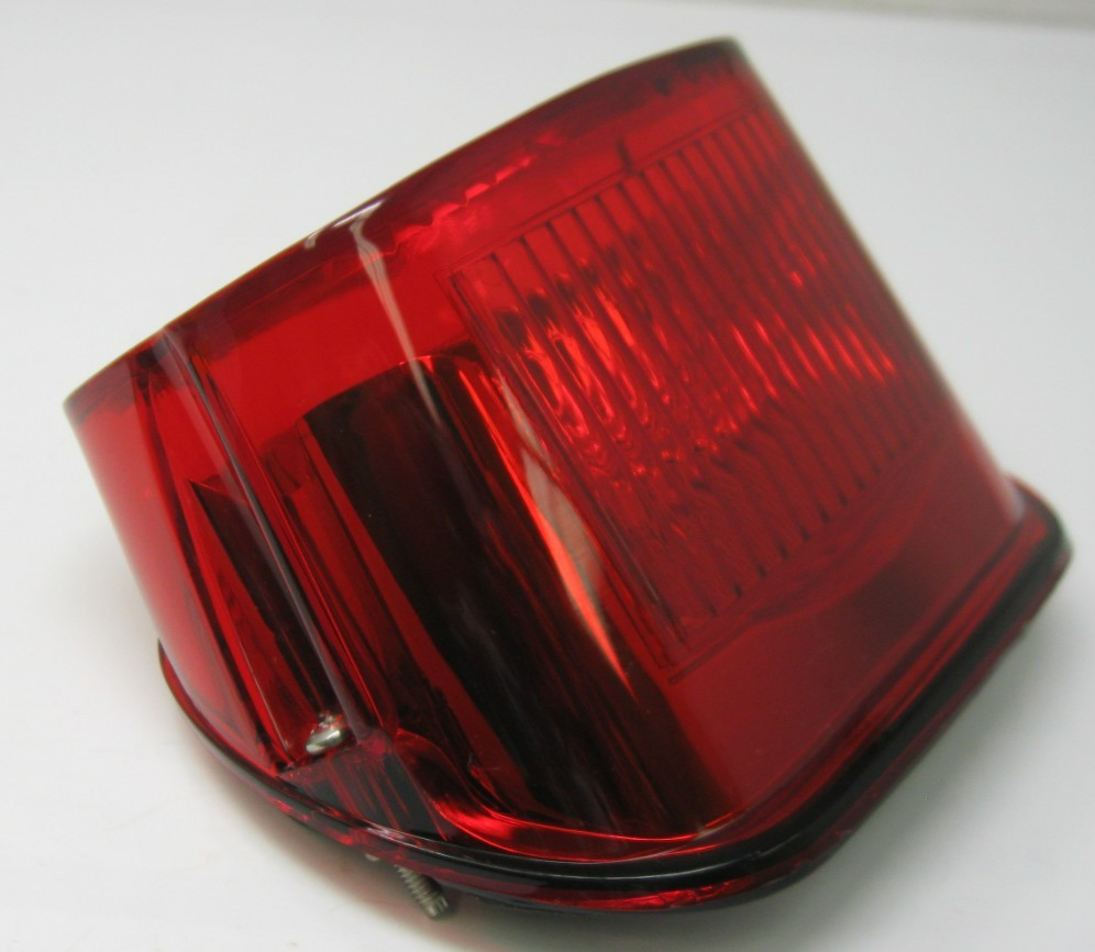 Harley-Davidson OEM Tail Light with Solid Red Lens (No Bulb or Socket) 68368-03