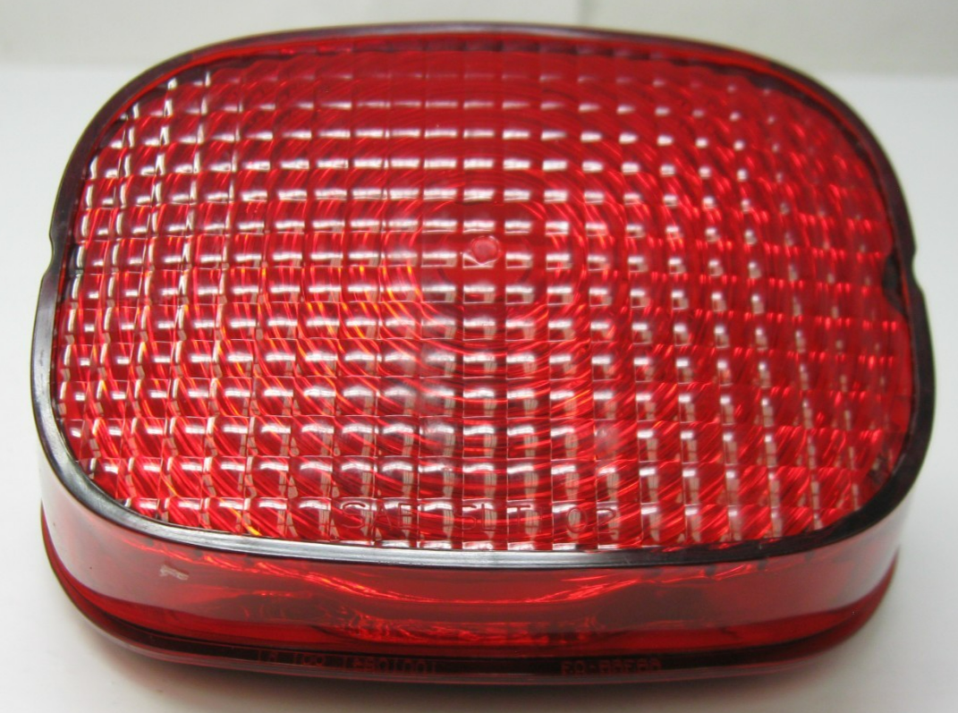 Harley-Davidson OEM Tail Light with Solid Red Lens (No Bulb or Socket) 68368-03