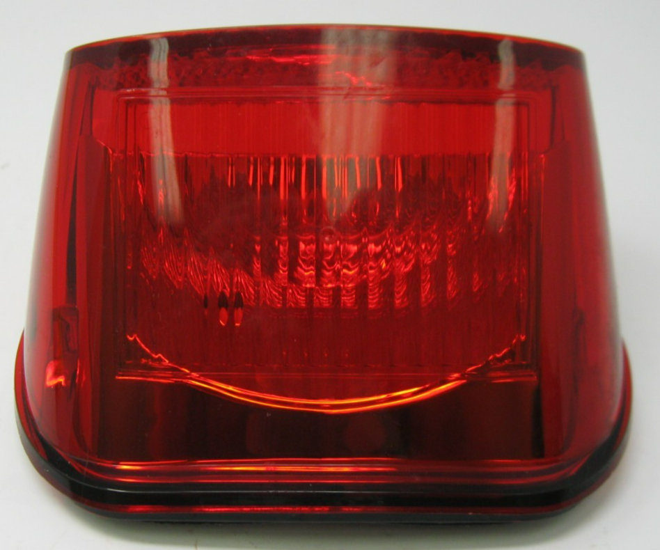 Harley-Davidson OEM Tail Light with Solid Red Lens (No Bulb or Socket) 68368-03