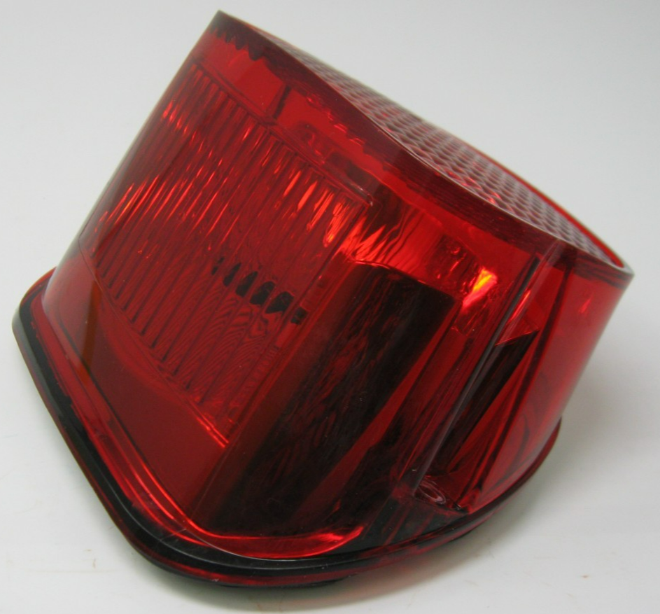 Harley-Davidson OEM Tail Light with Solid Red Lens (No Bulb or Socket) 68368-03