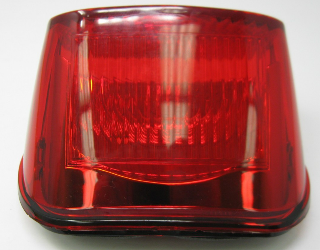 Harley-Davidson OEM Tail Light with Solid Red Lens (No Bulb or Socket) 68368-03