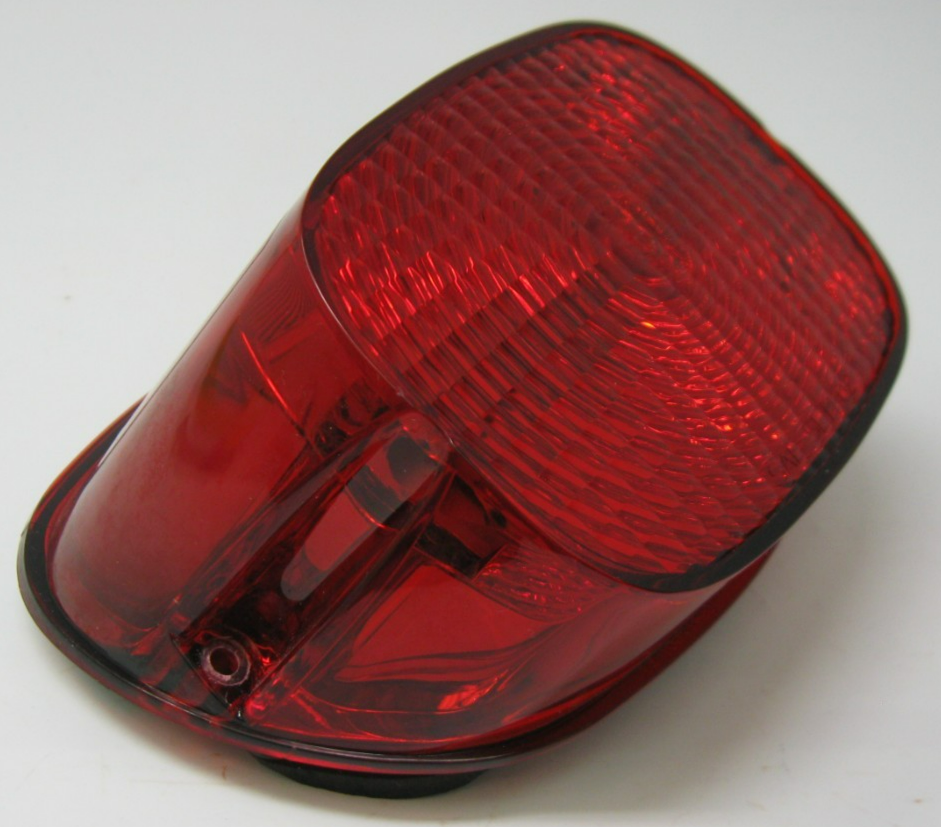 Harley-Davidson OEM Tail Light with Solid Red Lens (No Bulb or Socket) 68368-03