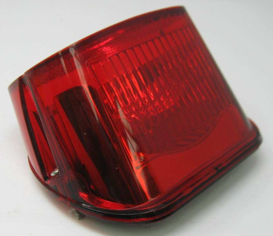 Harley-Davidson OEM Tail Light with Solid Red Lens (No Bulb or Socket) 68368-03