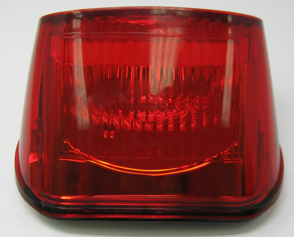 Harley-Davidson OEM Tail Light with Solid Red Lens (No Bulb or Socket) 68368-03