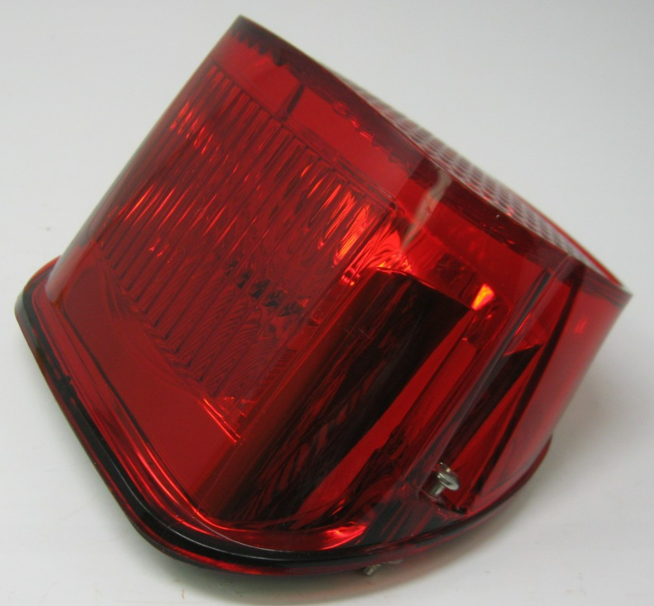 Harley-Davidson OEM Tail Light with Solid Red Lens (No Bulb or Socket) 68368-03