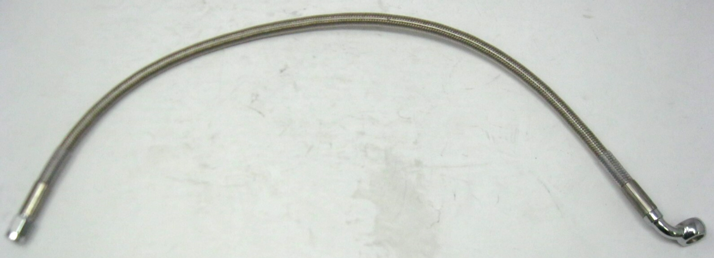 Unbranded Appx. 16" Braided Brake Line for Harley-Davidson (Unknown Fitment)