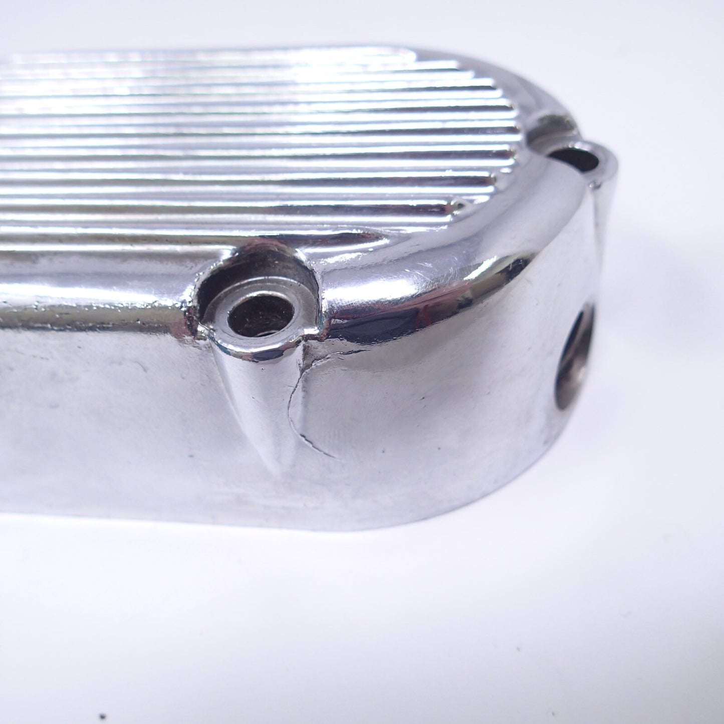 Harley-Davidson Transmission Clutch Release Side Cover Chrome 37082-87