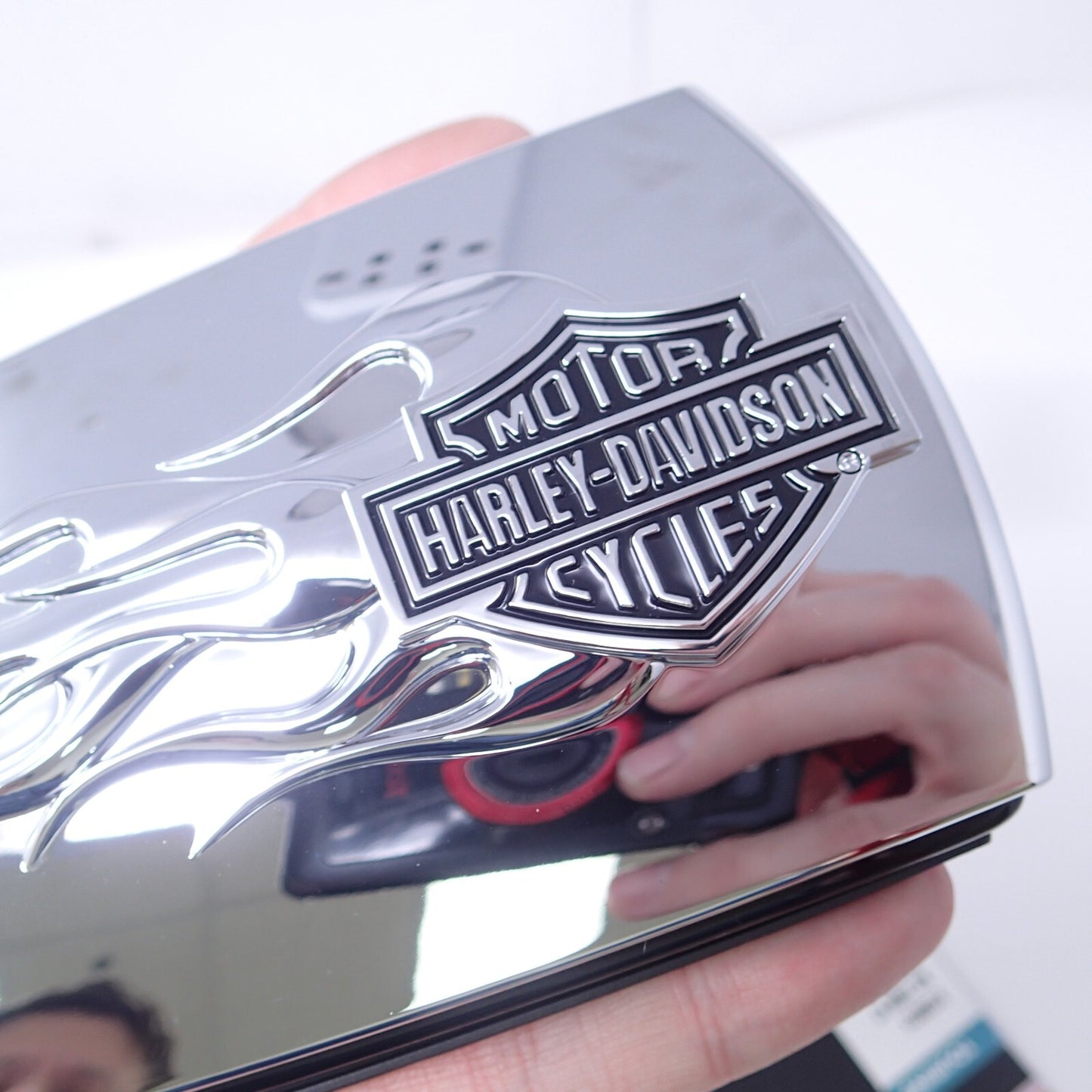 Harley-Davidson Flames Air Cleaner Trim - Chrome - New -  61300221