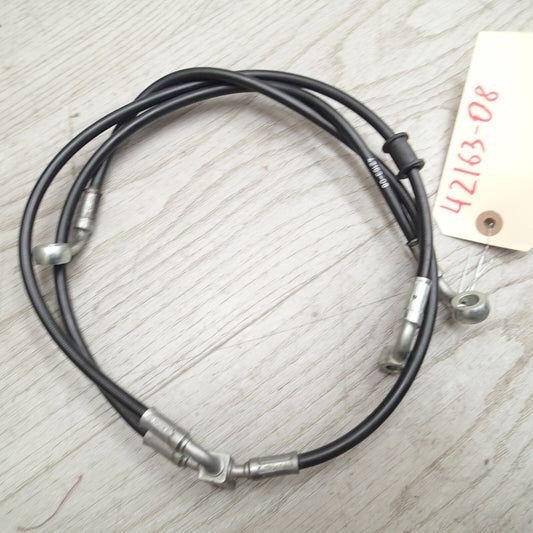 09 Harley Davidson FXDF Fat Bob Front Brake Line Hose 42163-08 ( 08-017)