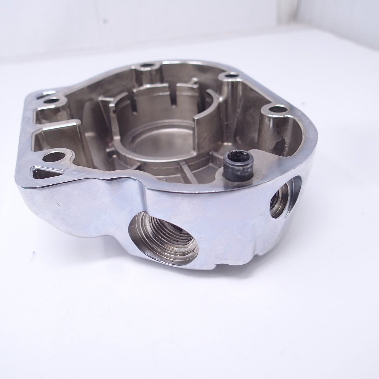 Harley Davidson USED 5 Speed Transmission Side Cover 37082-99 Chrome Scratches