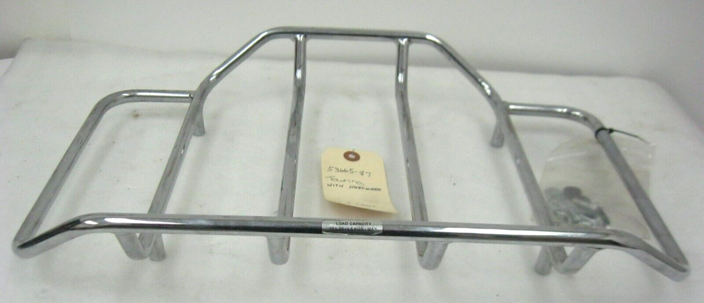Harley-Davidson 08-23 Touring Tour Pak Chrome Luggage Rack - & Hardware 53665-87